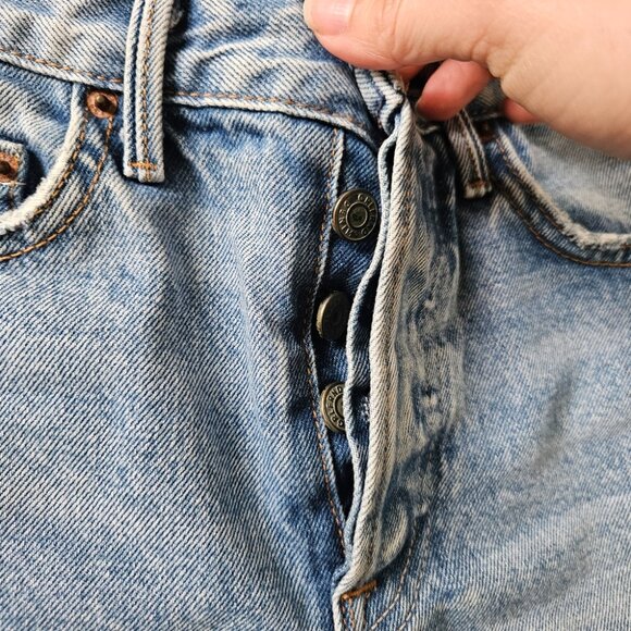 GRLFRND Karolina High-Rise Skinny Jean in Janise Blue Denim Size 24 - Picture 6 of 11